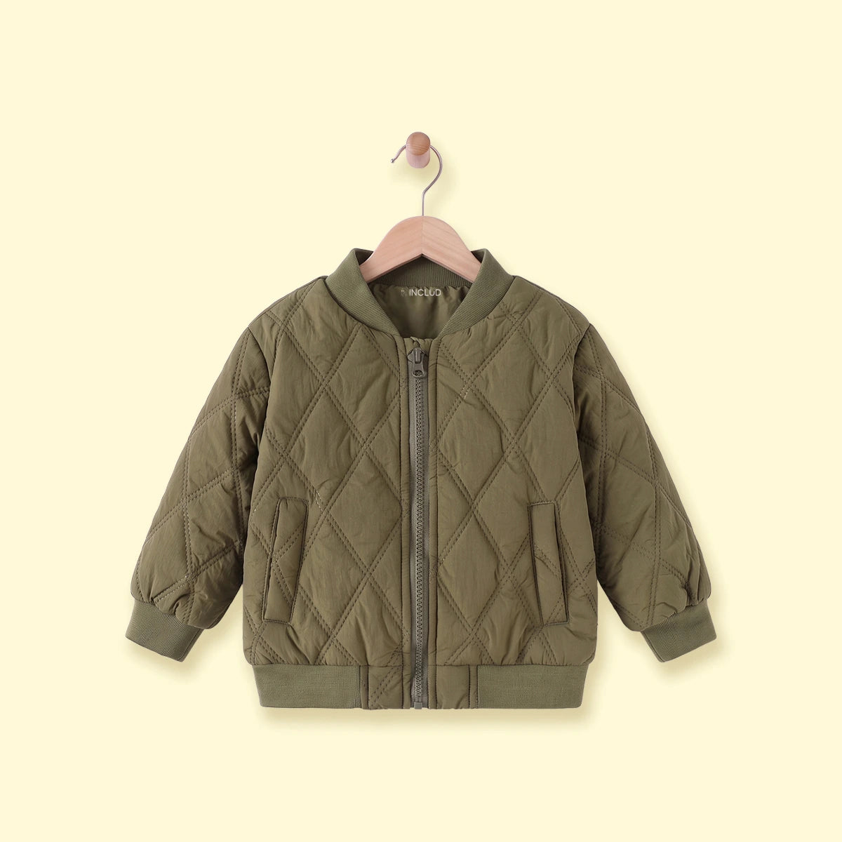 Boys Green Long Sleeve Zip-Up Bomber Jacket Coats & Jackets Green 1-2 Y