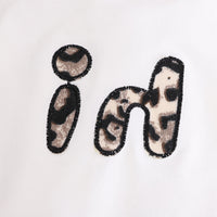 Boys Off-White Animal Print Zipper Jacket with T-shirt & Joggers Set Sets