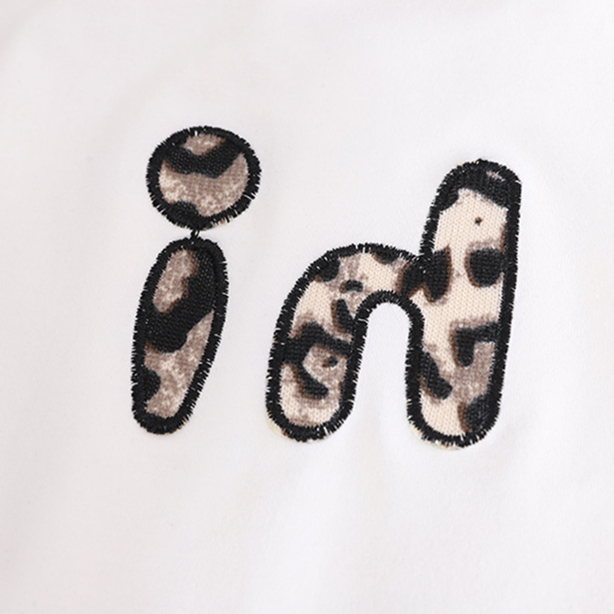 Boys Off-White Animal Print Zipper Jacket with T-shirt & Joggers Set Sets