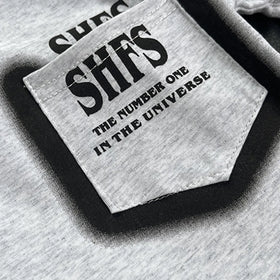 Boys Light Grey Typographic Printed T-Shirt With Denim Shorts Sets Sets