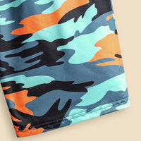 Boys Black Camouflage Printed Short Sleeves T-Shirt With Shorts Set 2 pc. Sets