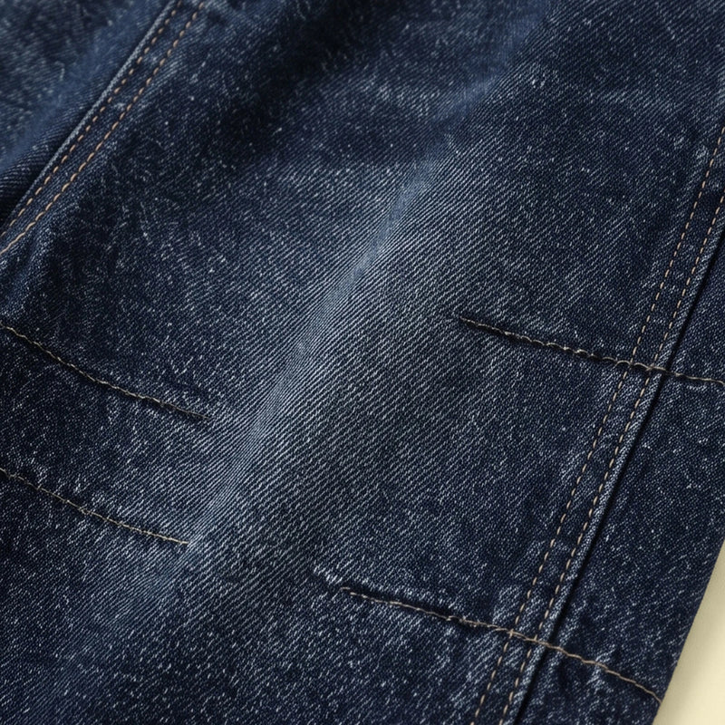 Boys Dark Blue Denim Cargo Shorts Shorts