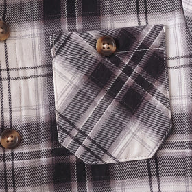Boys Black Checked Long Sleeve Shirt Shirts