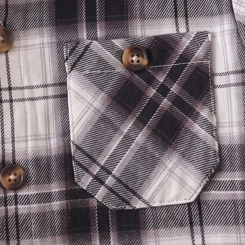 Boys Black Checked Long Sleeve Shirt Shirts