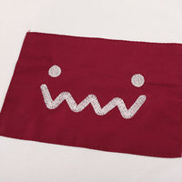 Boys Printed Applique T-Shirt With Maroon Sling Bag And Shorts Set Sets