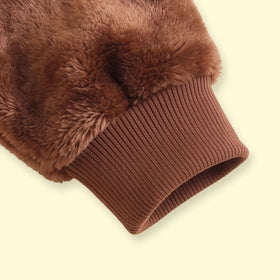 Boys Brown Teddy Applique Sweatshirt With Pants Sets 2 pc. Sets