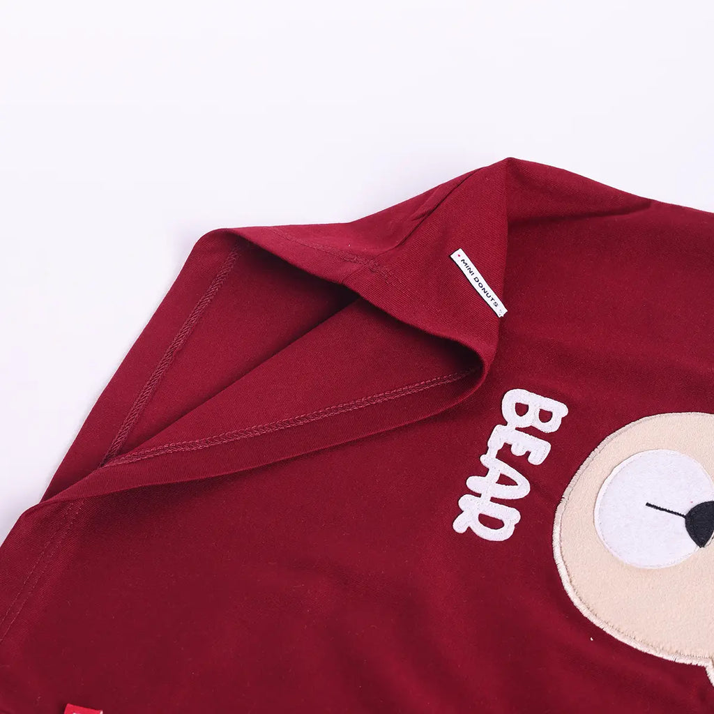 Boys Rust Bear Graphic T-Shirt With Shorts Sets Sets