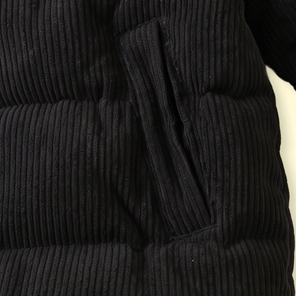 Boys Black Textured Long Sleeve Jacket Coats & Jackets