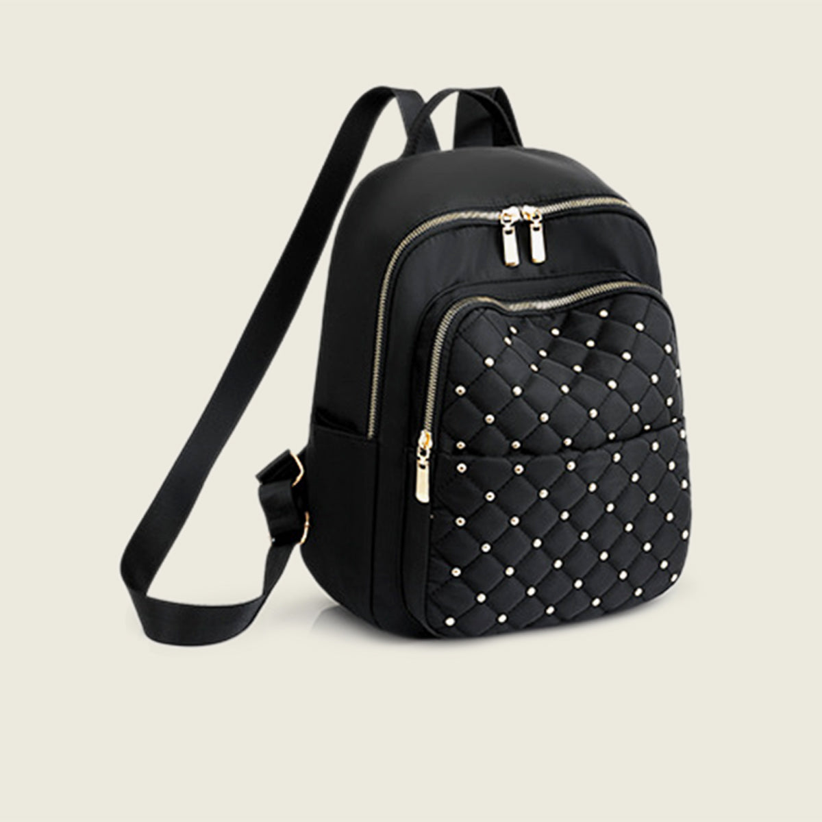 Girls Black Rhinestone Embellished Backpack Trending Accessories