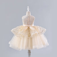 Girls Sequins Embellished Fit & Flare Party Dress Party Dresses   