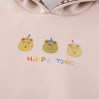 Boys Long Sleeves Light Brown Jacket With Sweatshirt And Pants Sets 3 pc. Sets