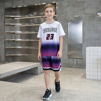 Boys Multicolor Alphanumeric Print Short Sleeve T-Shirt With Shorts Sets 2 pc. Sets Multicolor 5-6 Y