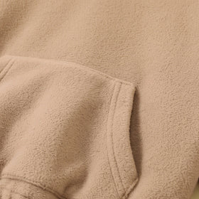 Boys Beige Fleece Hooded Sweatshirt & Pants Co-ord Sets Sets