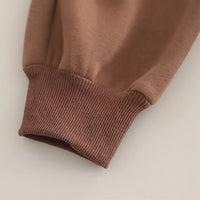 Boys Brown Graphics Jacket With T-Shirt and Pants Sets Sets