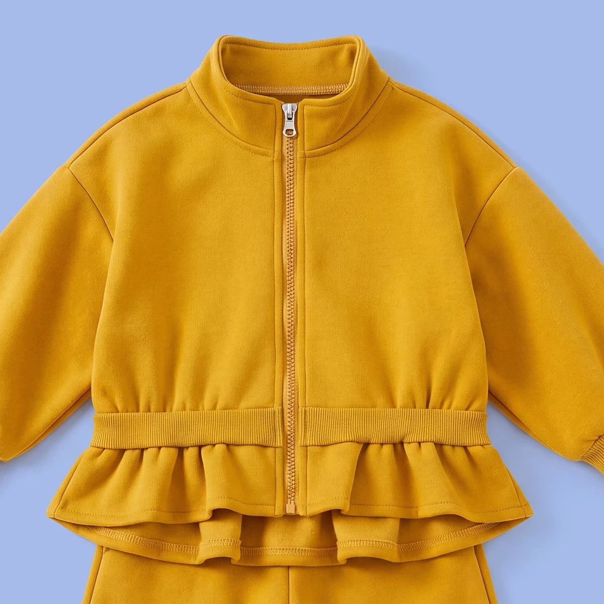 Girls Mustard Long Sleeve Jacket With Pants Sets 2 pc. Sets