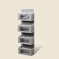 Grey Multi-Purpose Over-Door Hanging Organizer Trending Accessories
