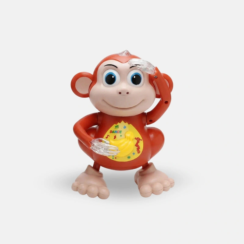 Kids Brown Musical Dancing Monkey Toy with Lights Trending Accessories Brown Onesize