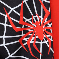 Boys Blue Spider Printed Varsity Jacket Coats & Jackets