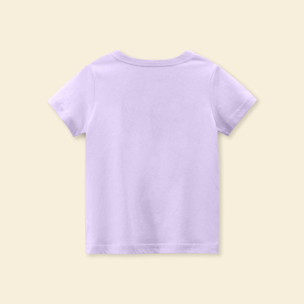 Girls Printed Short Sleeves T-shirt Tshirts   