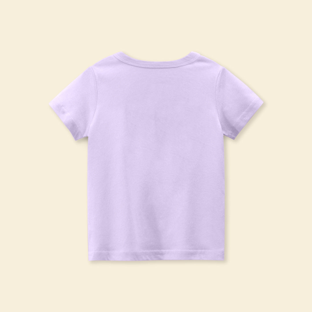 Girls Printed Short Sleeves T-shirt Tshirts   