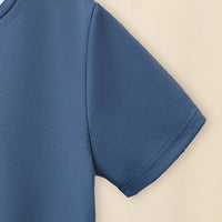 Boys Blue Short Sleeves T-Shirt With Shorts Set 2 pc. Sets