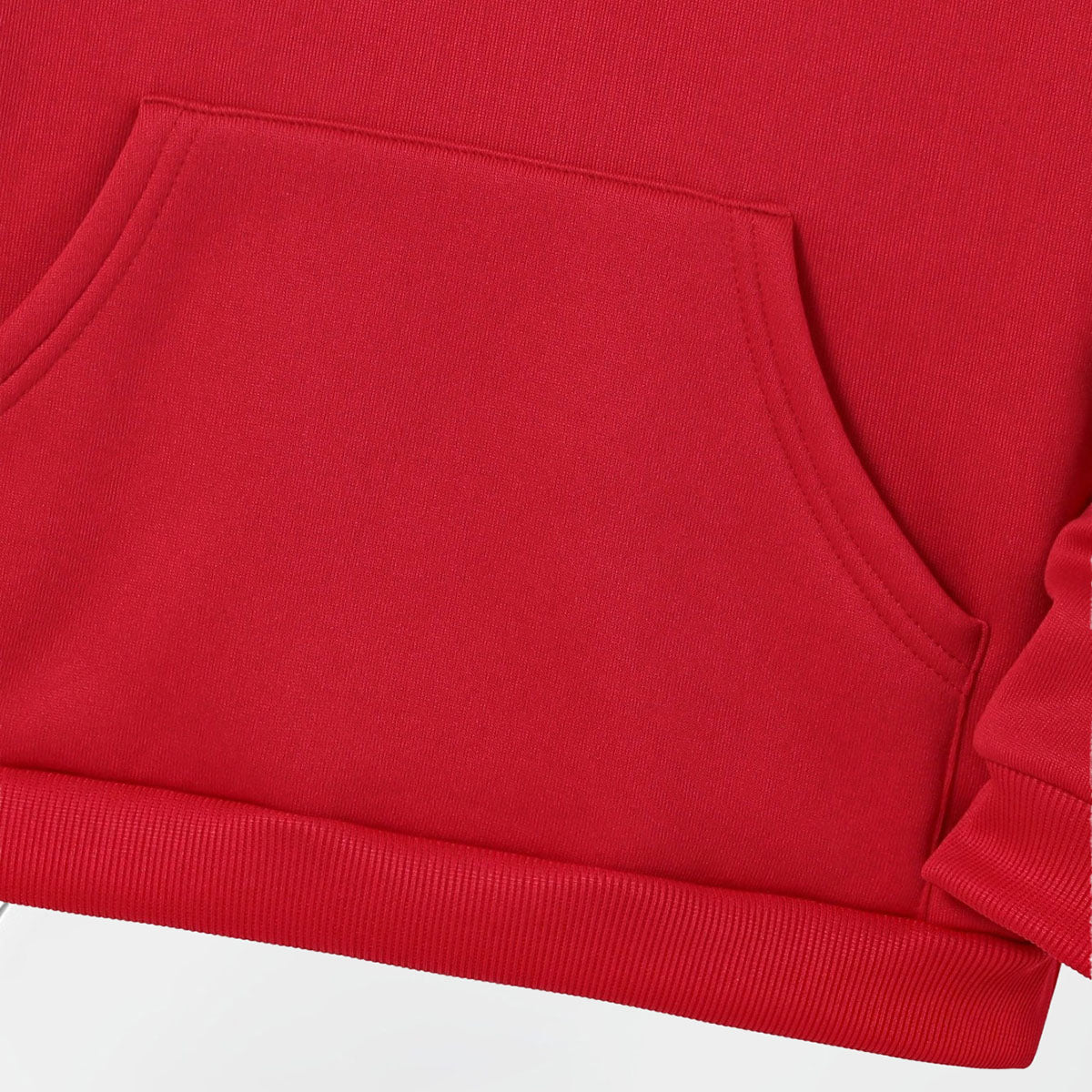 Girls Red Heart Heart Printed Hooded Sweatshirt Sweatshirts & Hoodies