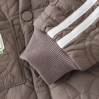 Boys Light Brown Textured Jacket With Pants Sets 2 pc. Sets