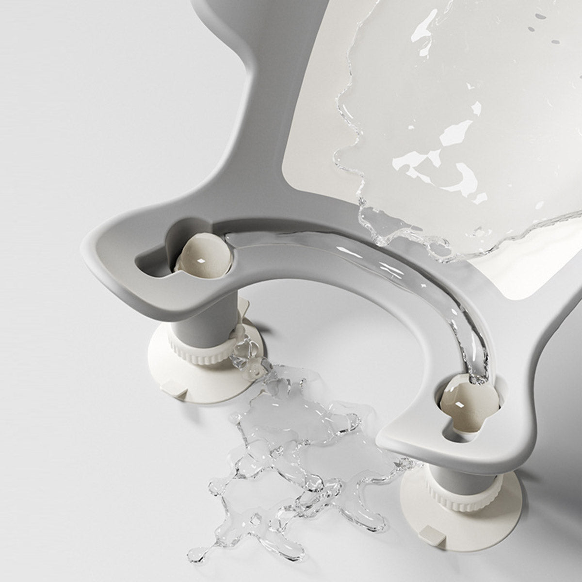 Baby Grey Foldable Wash Basin Trending Accessories