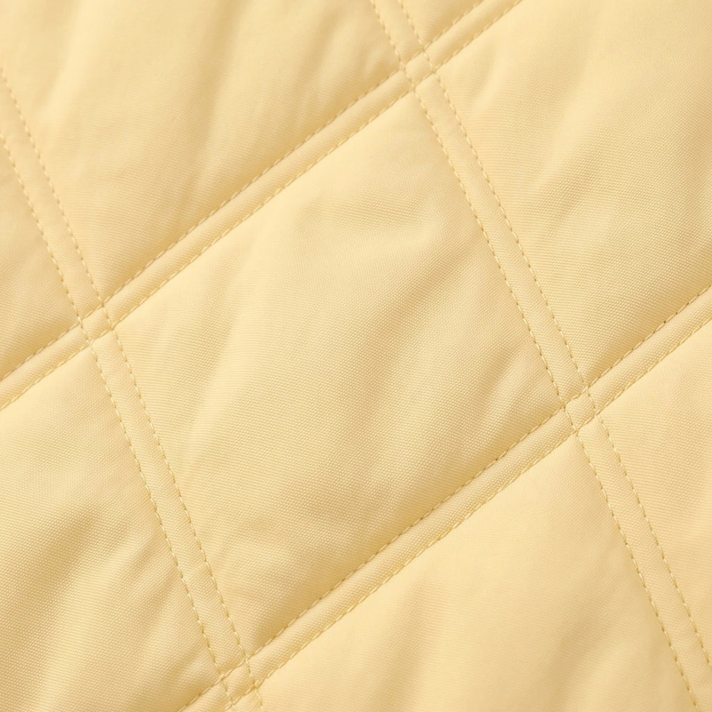 Girls Yellow Long Sleeve Hooded Puffer Jacket Coats & Jackets