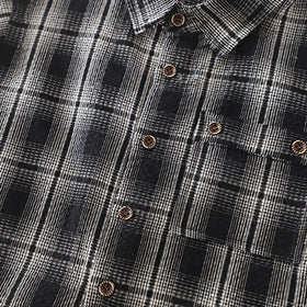 Boys Black Checked Shirt With Printed T-Shirt And Denim Shorts Sets 3 pc. Sets