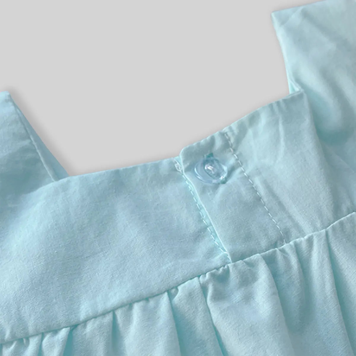 Girls Light Blue Bunny & Heart Printed Top With Shorts Sets Sets