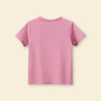 Girls Panda Print Short Sleeves T-shirt Tshirts   