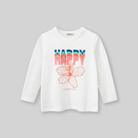 Girls Graphic Print Short Sleeves T-shirt Tshirts   