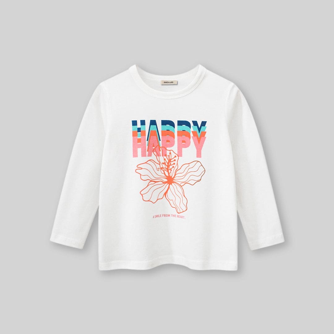 Girls Graphic Print Short Sleeves T-shirt Tshirts   