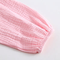 Girls Pink Textured Ruffled Top with Tiered Skirt Sets 2 pc. Sets