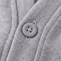 Boys Grey Bear Applique Raglan Sleeve Cardigan Sweaters & Cardigans