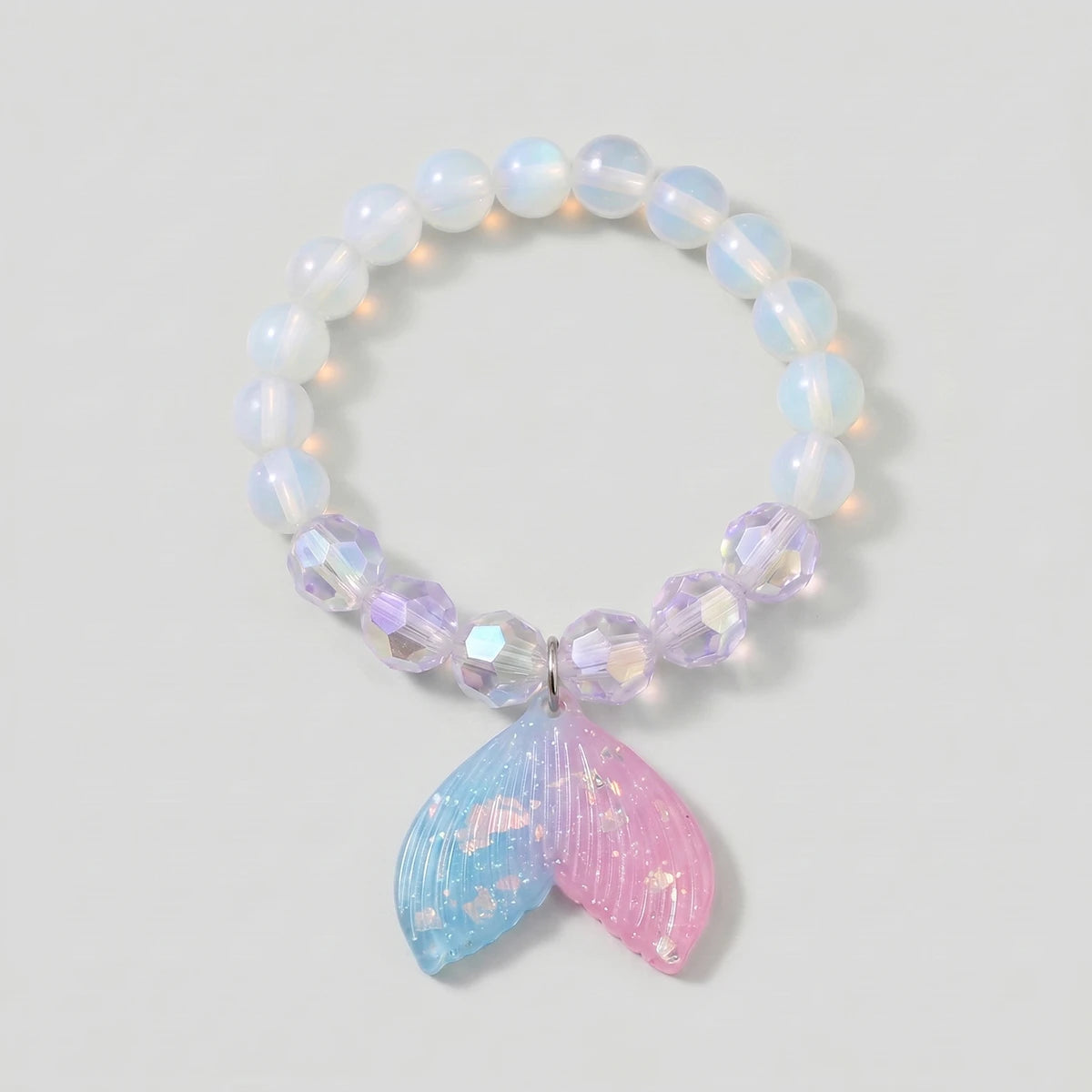 Pack Of 5 Girls Multicolour Mermaid Tail Charm Bracelet Sets Bracelet