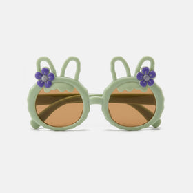 Girls Light Green Bunny Flower Sunglasses Sunglasses