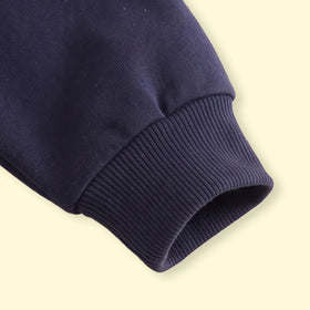 Boys Navy Blue Long Sleeve Sweatshirt Sweatshirts & Hoodies