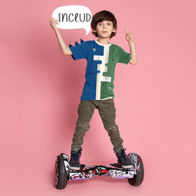 Dinosaur Print Tshirt Tshirts Beige 1-2 Y 