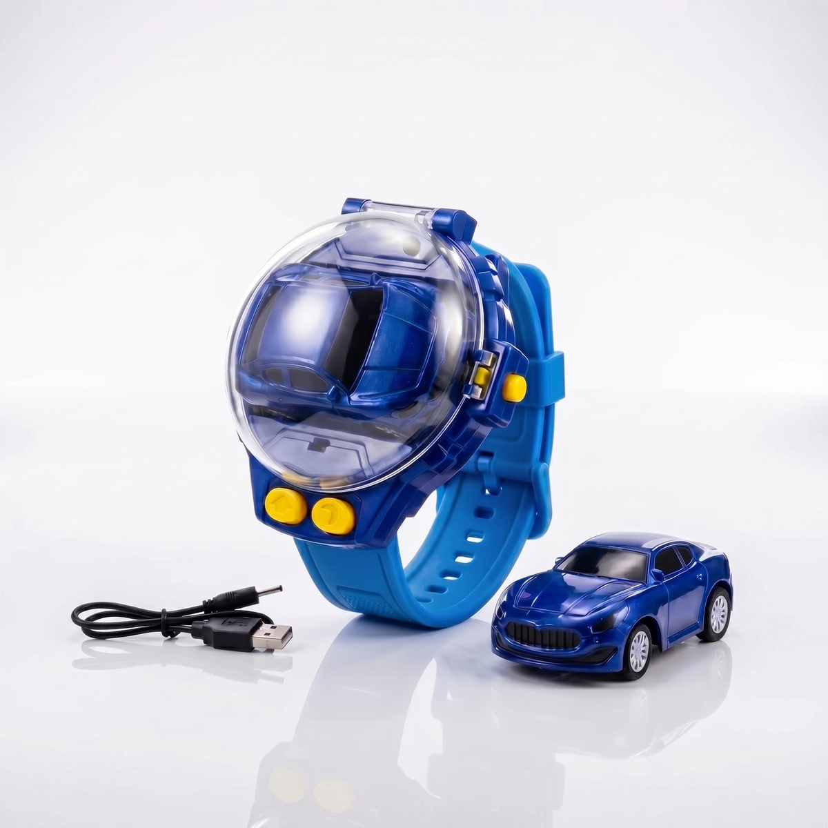 Mini RC Car Watch Toy for Kids | Rechargeable Remote Control Car with Wrist Watch Controller | INCLUD