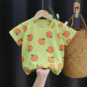 Boys Green Graphic Print T-shirts Tshirts Style 10 1-2 Y