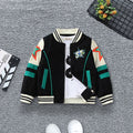 Boys Printed Varsity Jacket Coats & Jackets Green 1-2 Y 