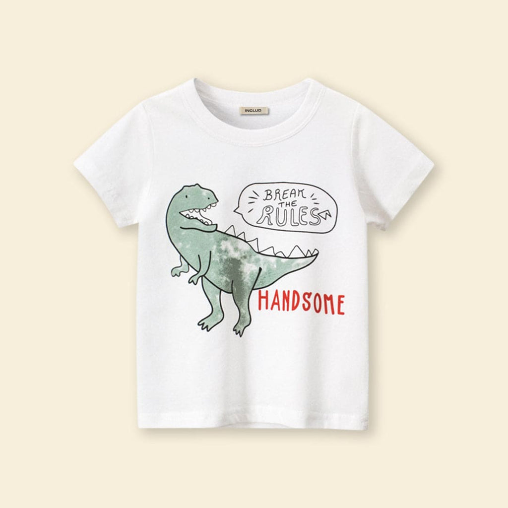 Boys Dinosaur Printed T-shirt Tshirts