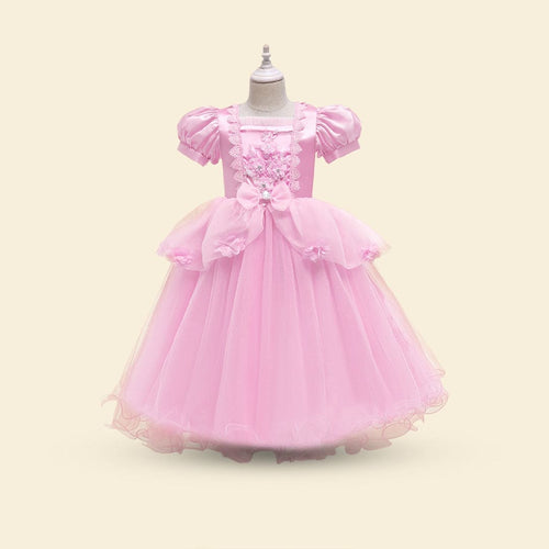 Girls Embellished Princess Gown Casual Dresses Pink 2-3 Y 