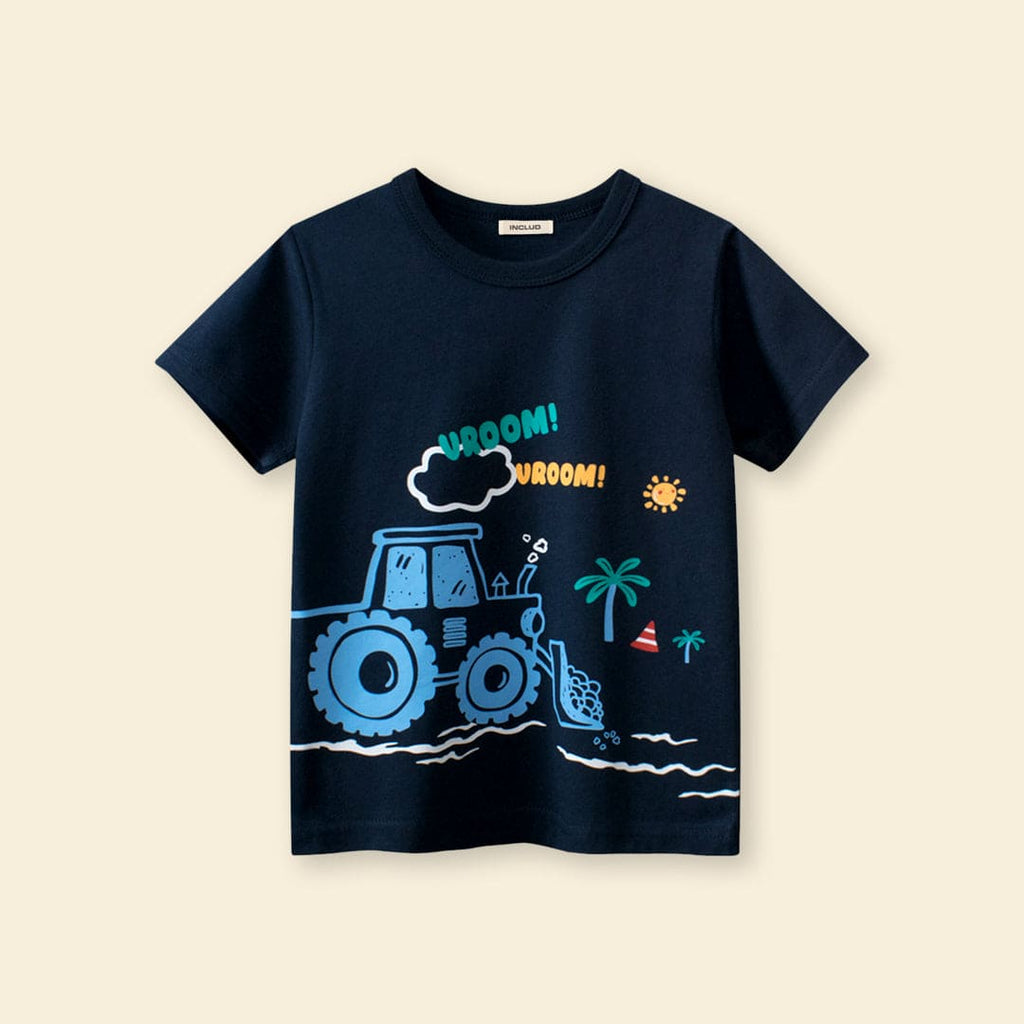 Boys Graphic Print Short Sleeves T-Shirt Tshirts   