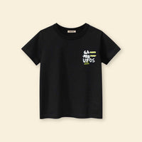 Boys Typography Print Short Sleeves T-Shirt Tshirts   