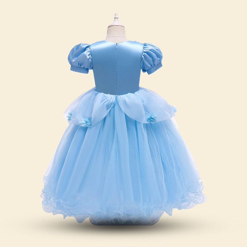 Girls Embellished Princess Gown Casual Dresses   