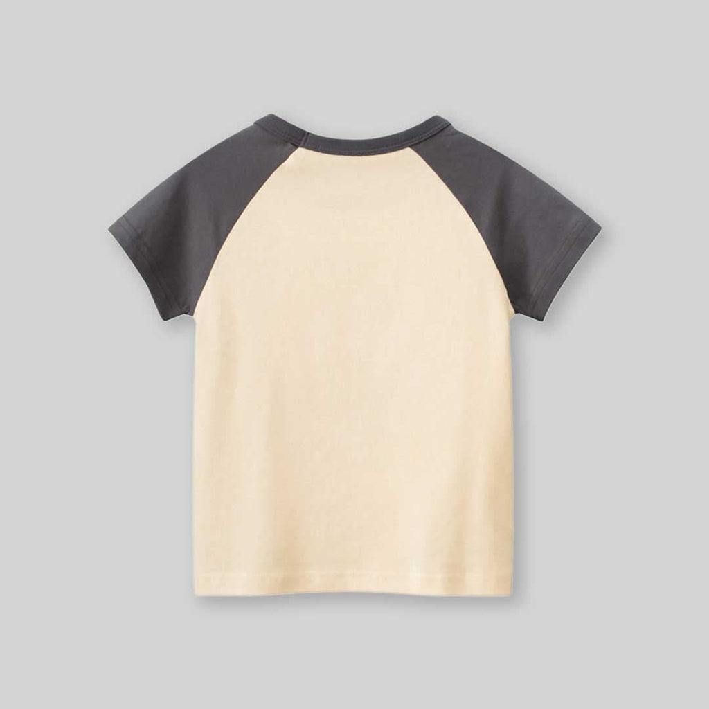 Boys Tiger Print Raglan Sleeves T-Shirt Tshirts   