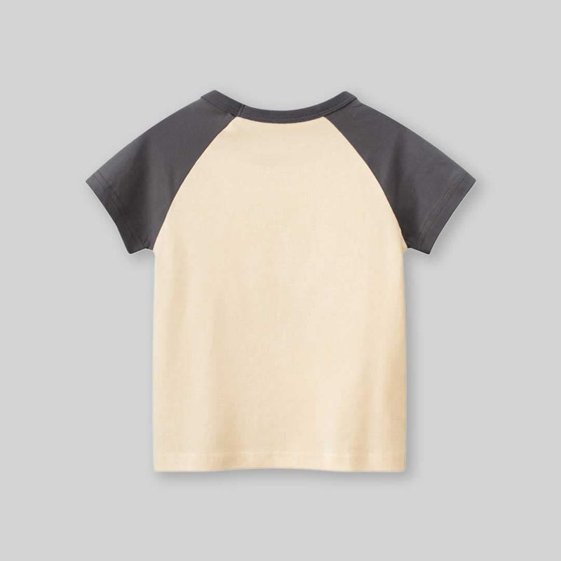 Boys Tiger Print Raglan Sleeves T-Shirt Tshirts   